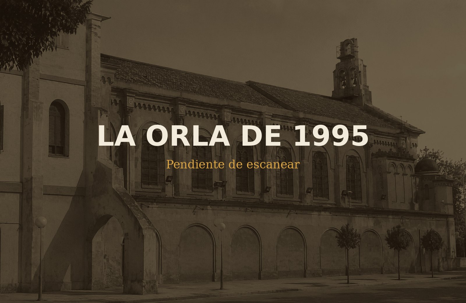 La orla de la promoción de 1995, con los compañeros y profesores del San José